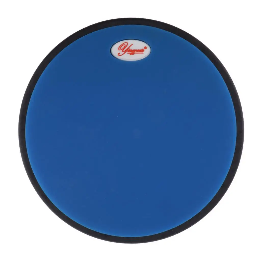 

Single Sided 10-inch Snare Drum Practice Pad Soft Rubber Colored