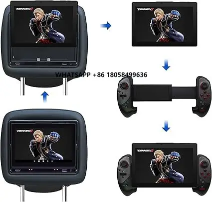 

New Arrival Car Headrest Monitr Rear Screen for Tsla Model 3/Y BT WIFI Multimedia Player Touch Screen