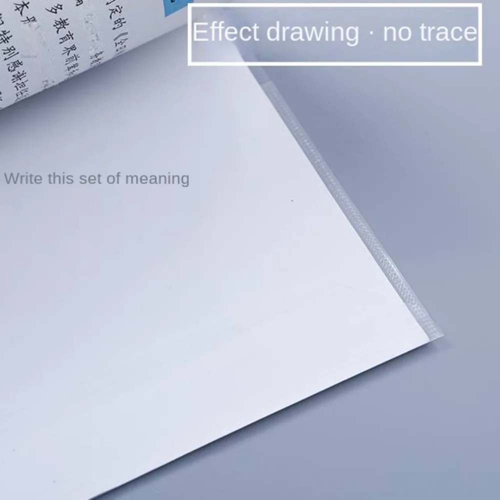 10 Sheets A4 Clear Book Wrap Transparent Waterproof Book Protector Cover Dirt-proof Self Adhesive Notebook Protector Wrap