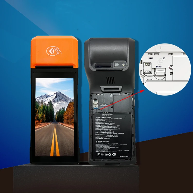 Macchina POS touch screen terminale Android portatile H10 H10C H10S con stampante