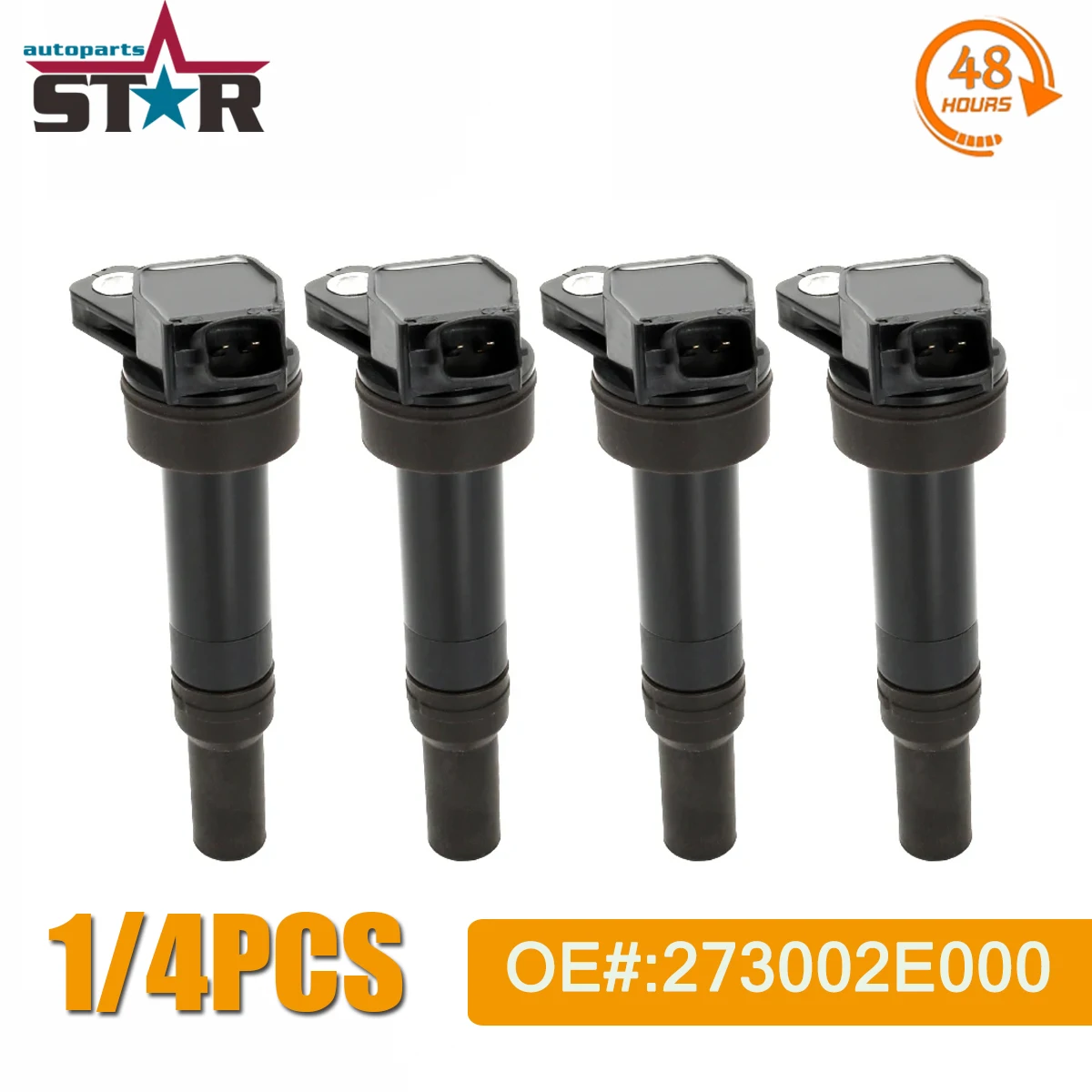 

1/4PCS Brand New Ignition Coil For Hyundai Elantra Kia Soul Forte 1.8L 2.0L 2011-2014 27300-2E000 273002E000 Car Accessories