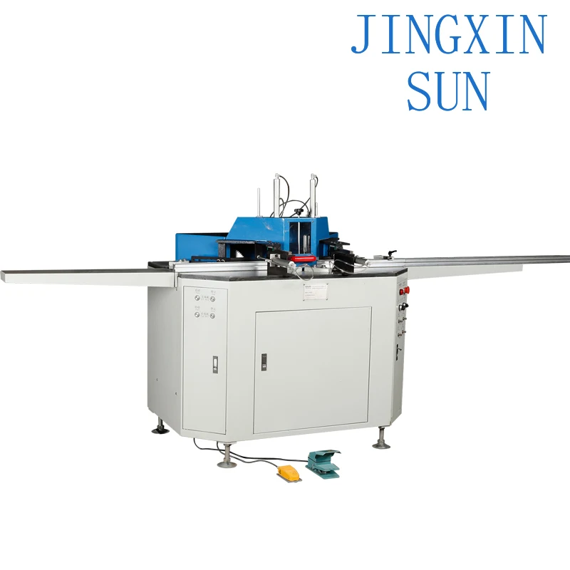 High-speed double miter saw cutter for PS MDF wooden frame