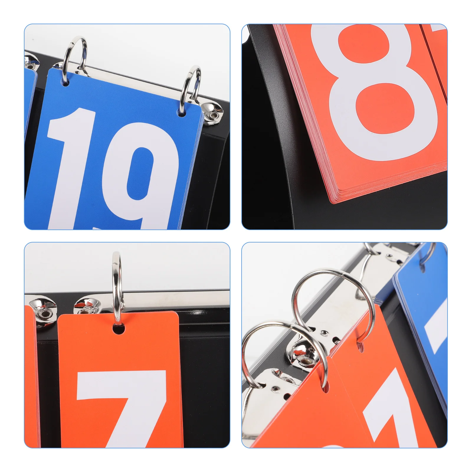 

Multifunctional Scoreboard Portable Flip Desk Table Tennis Basketball Scorekeeper Efficient Sports Competition Score Board