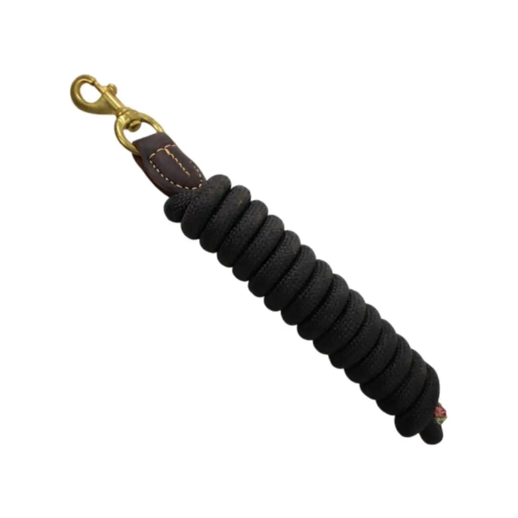 horse-lead-rope-soft-braided-cotton-training-lunge-line-with-solid-brass-hook-for-stable-and-paddock-use