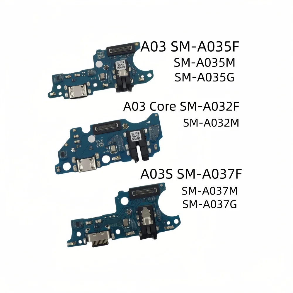 1 unidad de conector de base de puerto de carga USB para Samsung Galaxy A03 SM-A035F SM-A035M SM-A035G A03 Core SM-A032F SM-A032M A03S SM-A037F