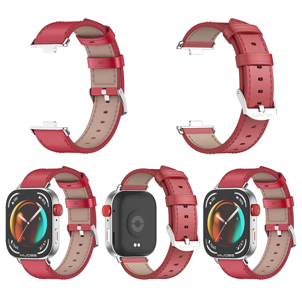 حزام ساعة لهاتف هواوي فيت 4 برو 4 3 حزام ساعة جلدي لهواوي فيت 4 برو حزام لساعة هواوي فيت 3 ملحقات