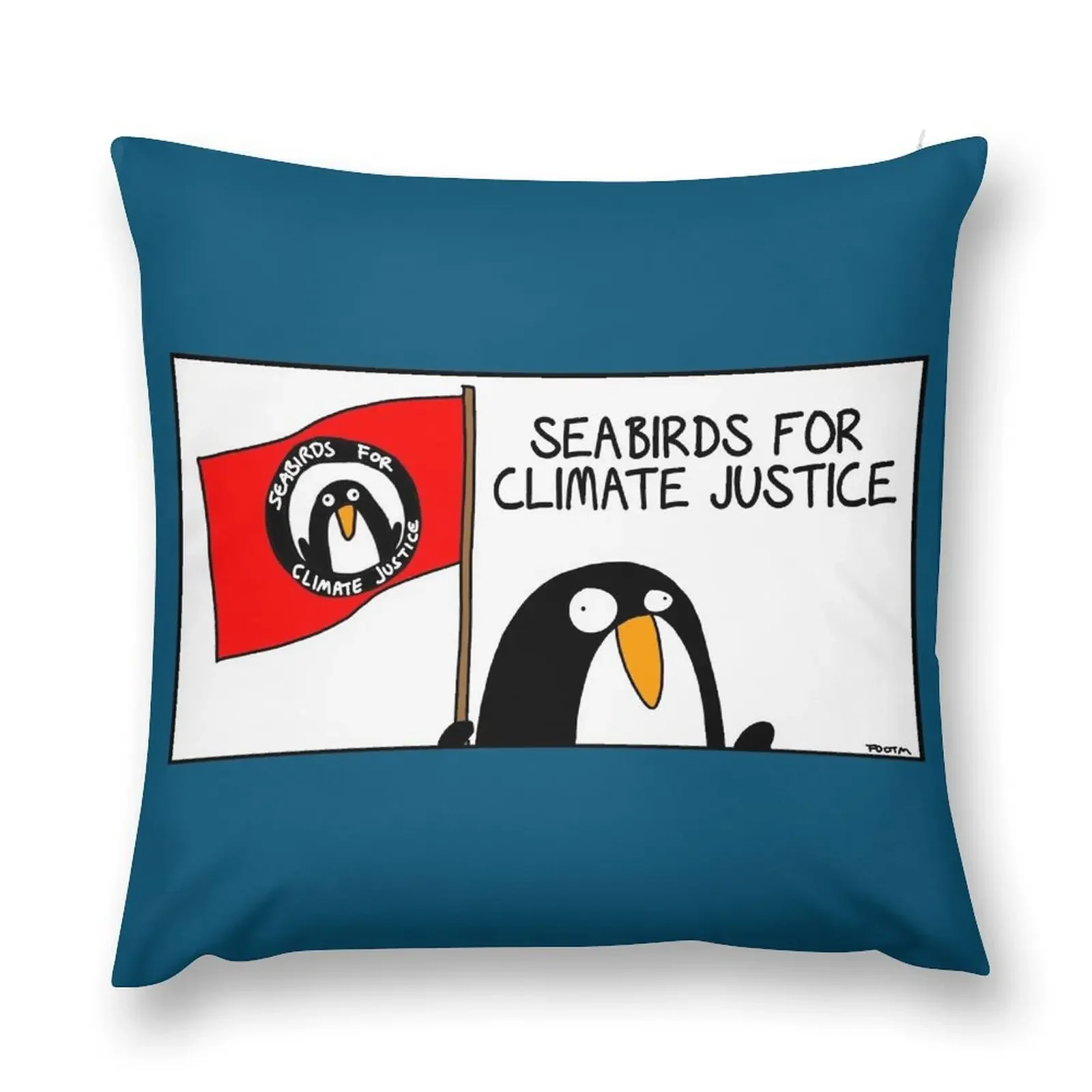 Seabirds for Climate Justice Throw Pillow Decorative Cushions For Luxury Sofa home decor items pillow