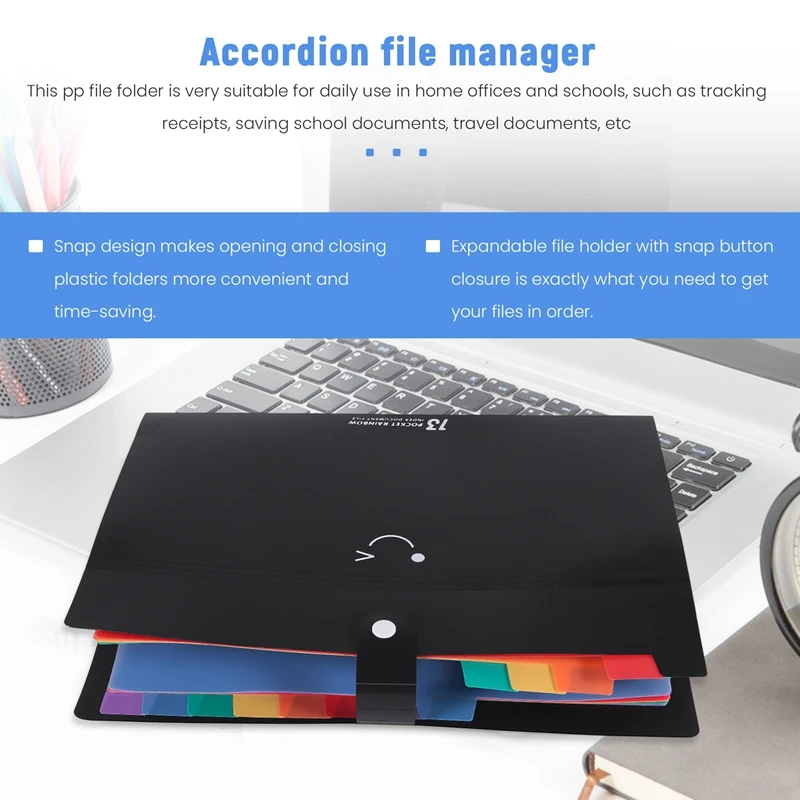 Rozszerzenie pliku foldery rozmiar liter Organizer harmonijkowy na dokumenty Organizer A4 plastikowy Folder na dokumenty Organizer