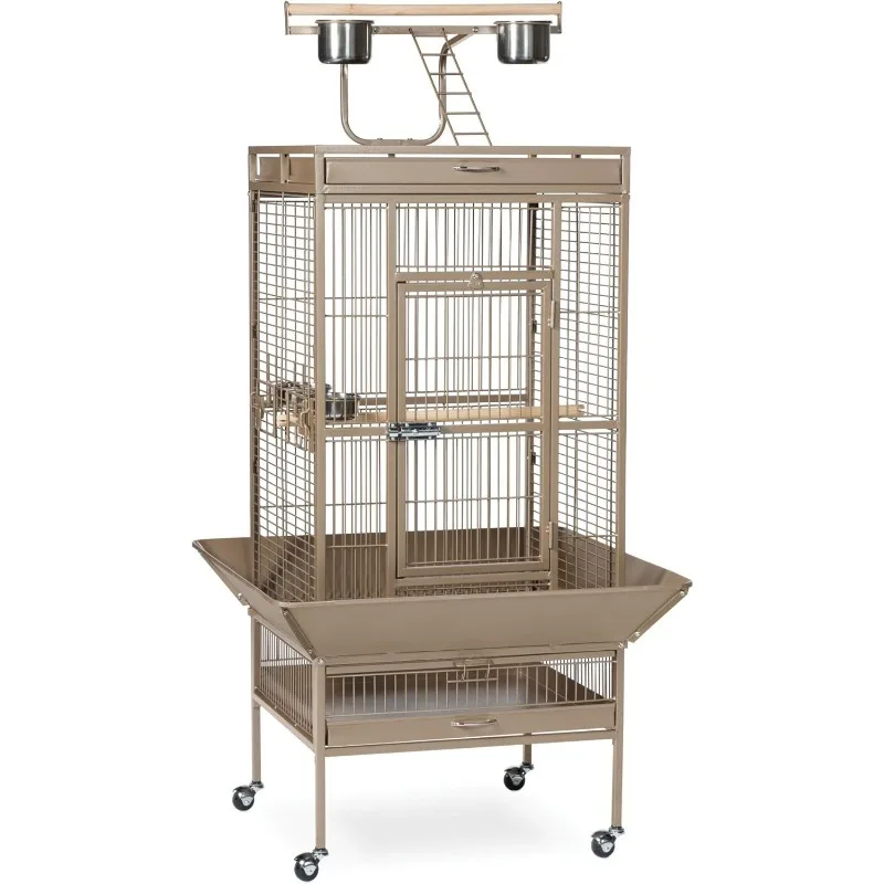 Pet Products Wrought Iron Select Bird Cage 3152COCO Coco Brown, 24-Inch by 20-Inch by 60-Inch