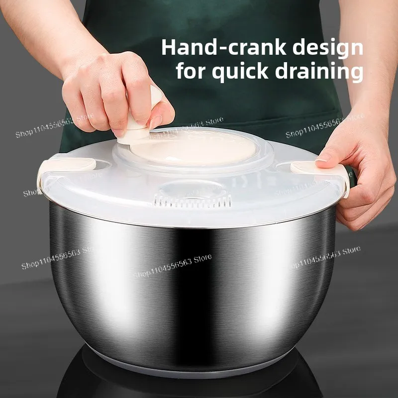 304 Stainless Steel Heat-resistant Colander: New Commercial Dehydrator for Vegetable & Frying Oil