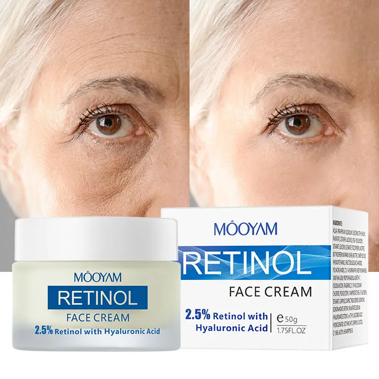 

Hyaluronic Acid Retinol Cream Anti-Wrinkle Anti-Aging Firming Moisturizing Fading Fine Line Restore skin elasticity Serum Cream