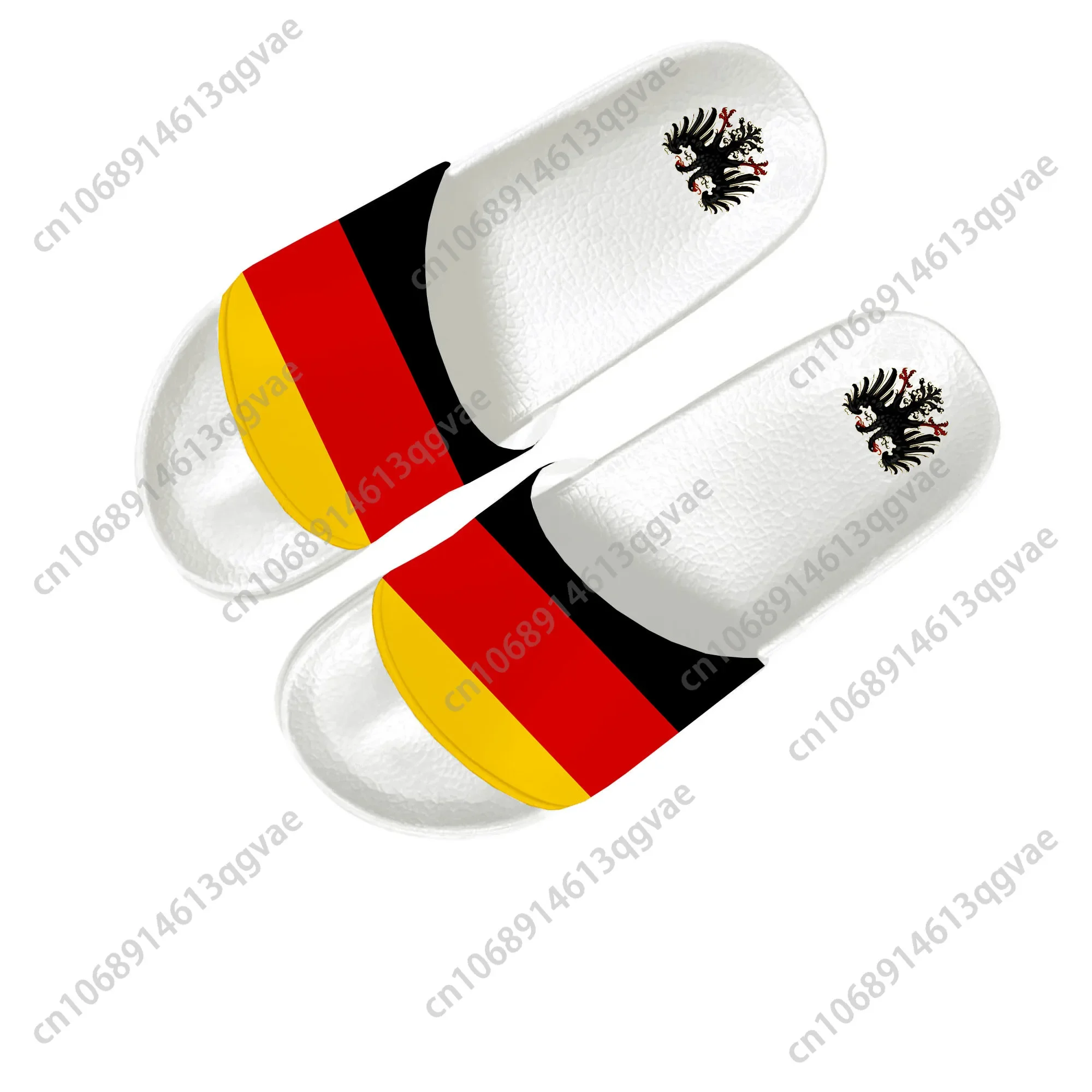 German Flag Slippers Home Water Shoes Men Women Teenagers Germany Bathroom Beach Pool Sandals Custom Summer Slipper