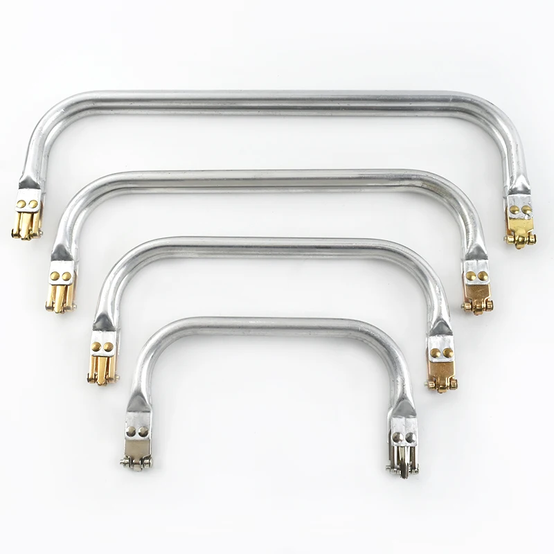 1-5Pcs Metall Kuss Verschluss Geldbörse Rahmen Wolke Tasche Arzt Aluminium Rohr Griff Schnalle DIY Taschen Kupplung Griffe hardware Zubehör – Detail 5