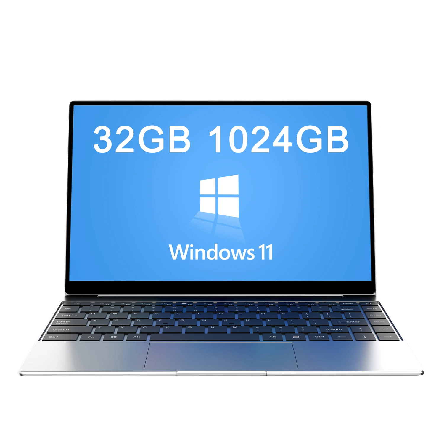 2026 Ultra Slim 14.1 inch laptop Intel Core i7-8650U 32GB RAM 2TB M.2 SSD Windows 11 Pro 1920*1080 HD Kantoor & Studie Klaar