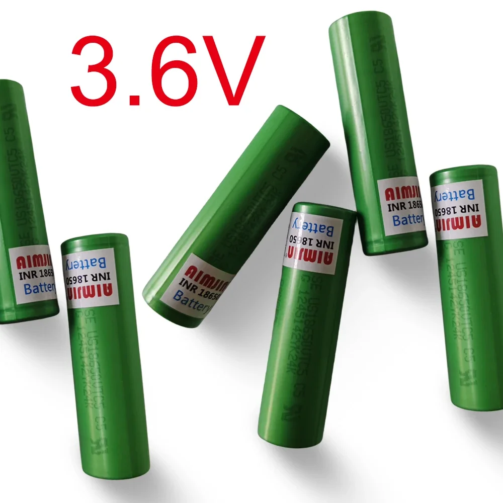100% brand new VTC5 3.6V 2600mah Lithium Rechargeable 18650 Battery 30A Discharge for All Kinds of Electroni+charger