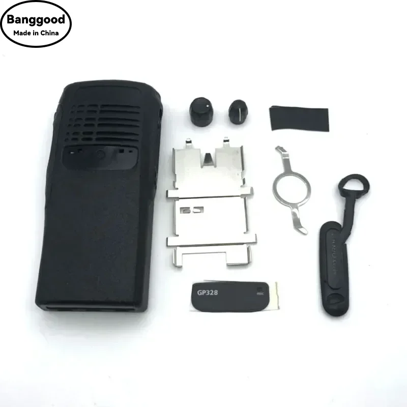 

Set Front Cover Case Housing Shell with Volume Channel Knobs for Motorola GP328 GP340 MTX900 PRO5150 PRO5350 PTX700 HT750 Radio
