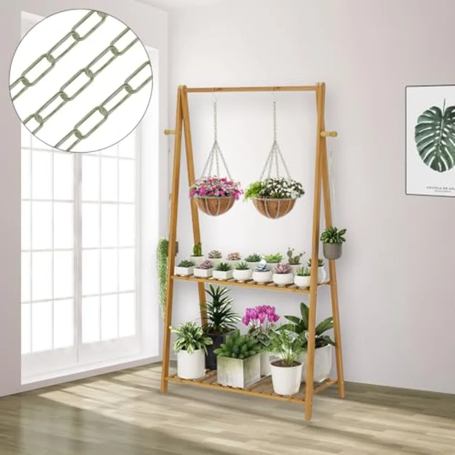 Kit de Cadena Resistente para Colgar Lámparas, Candelabros, Lámparas Colgantes, Faroles, Lámparas de Techo, Plantas/Flores