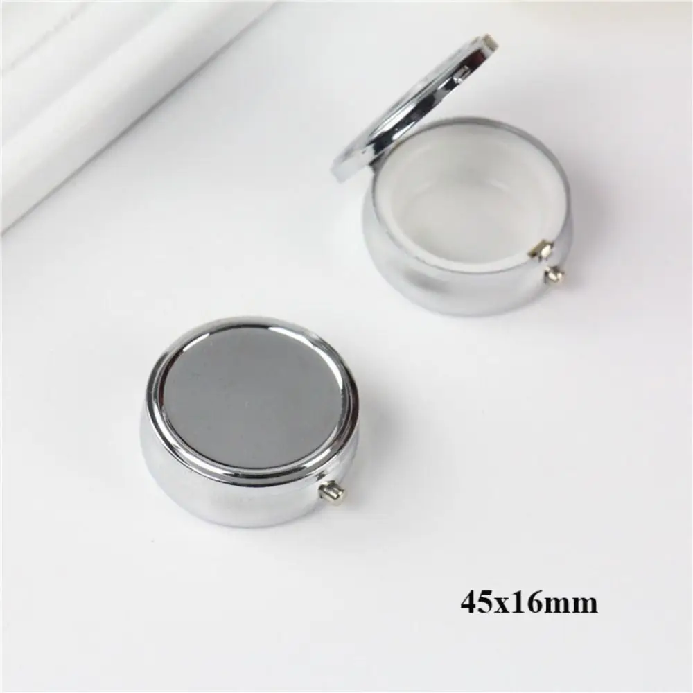 High Quality Portable Tin Jar Container Mini Detachable Refillable Bottles Medicine Box Jewelry/Pill