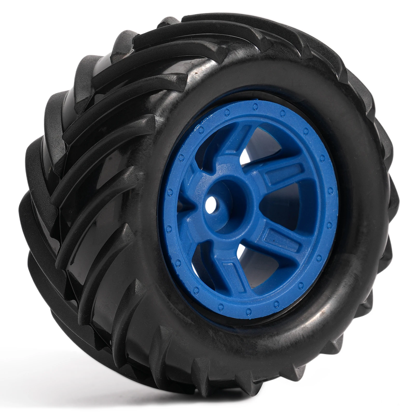 

DUSTAIL 4PCS RC Car Wheel Tires Sets 12mm Hex 1:14 Rubber Tyre for 1/16 E-REVO SLASH SUMMIT MJX 10208 Upgrade (WT190911)