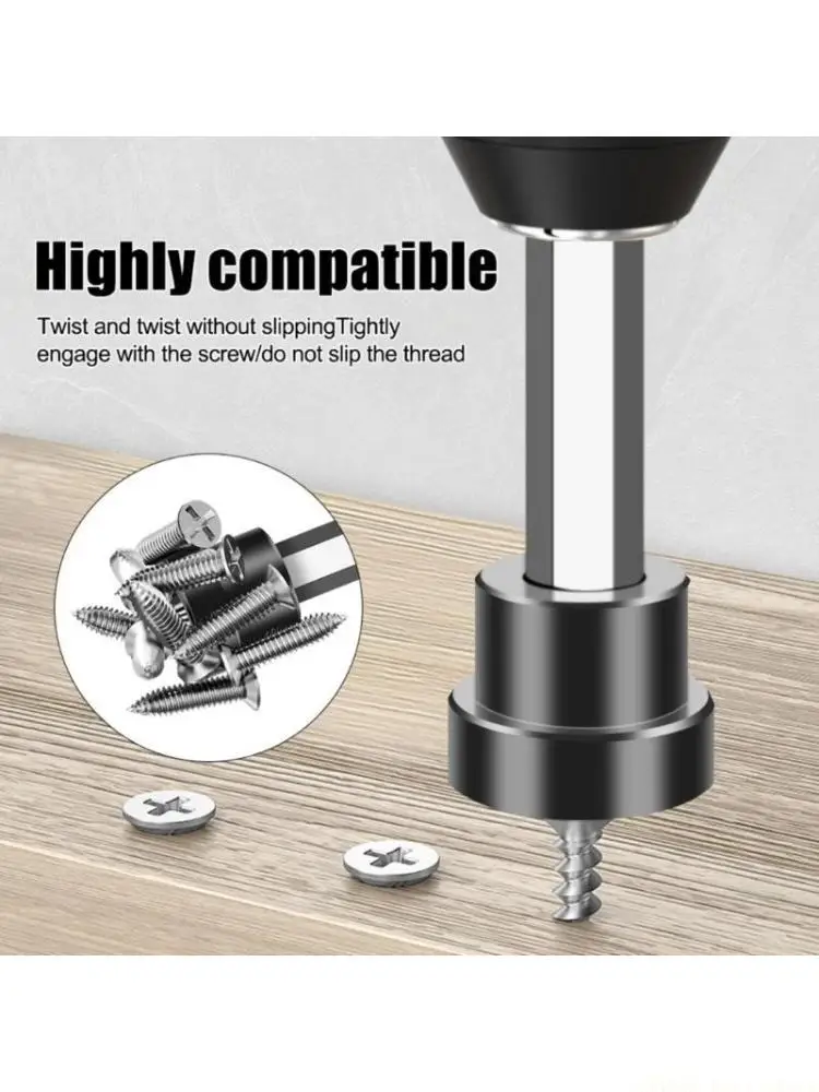 A2BE 5Pieces High Strength Positioning Screwdriver Bit Suitable for Plasterboard Screws Hexagonal Shank Batch Head