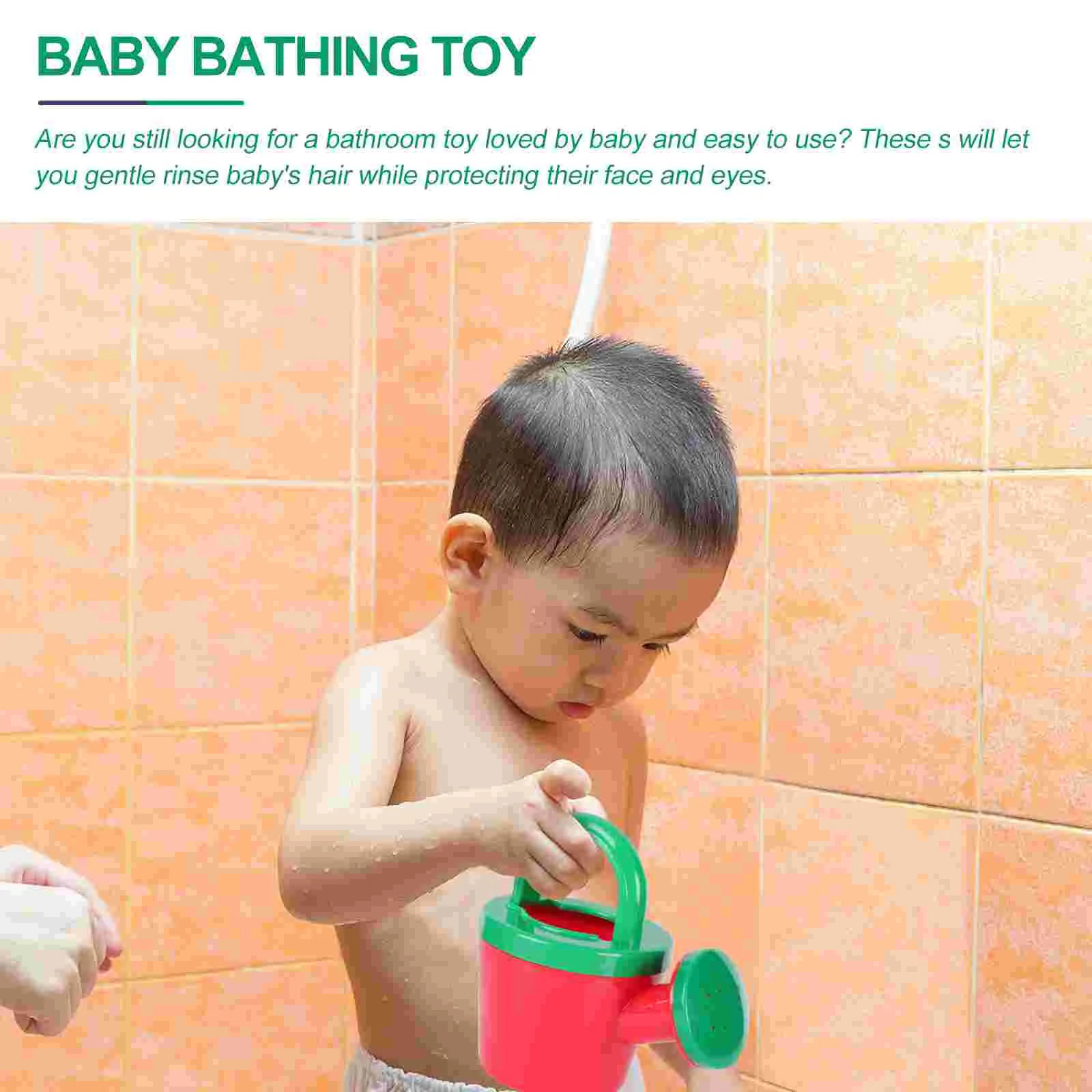 Baby Bathtub Watering for Babies Shampoo Pot Take Outdoor Pp Child Kids