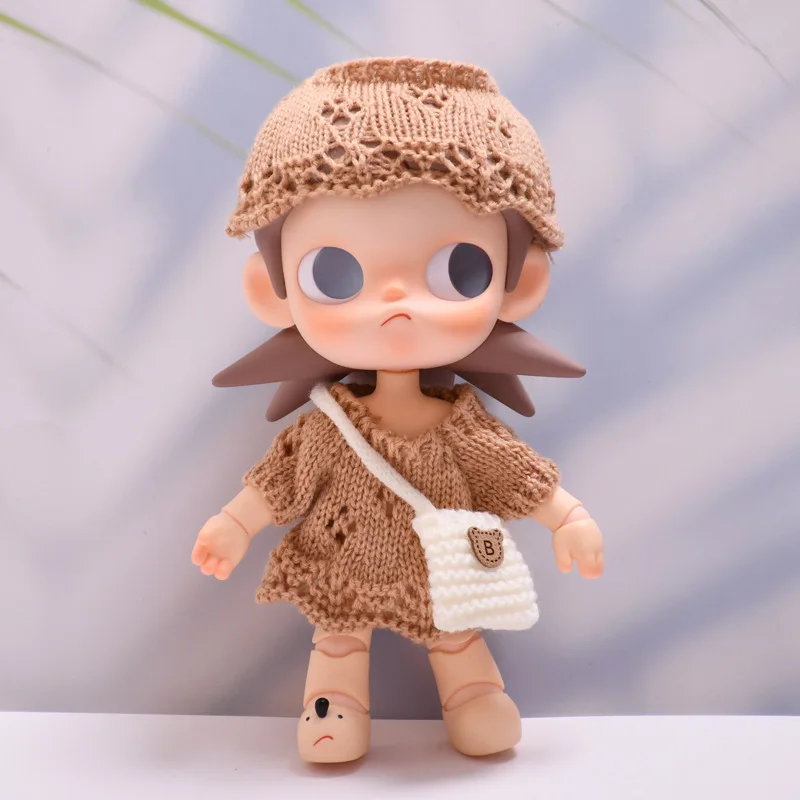 Abito maglione lavorato a mano per decorazioni per bambole adatto per cappello da bambola Ga Zi Sister e accessori di ricambio per abbigliamento