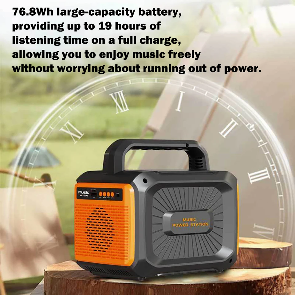 DIY SAFE GEAR GET1600W ポータブル発電機 Gaiaray 100W Portable Power Station LiFePO4 Charge Station 76.8Wh