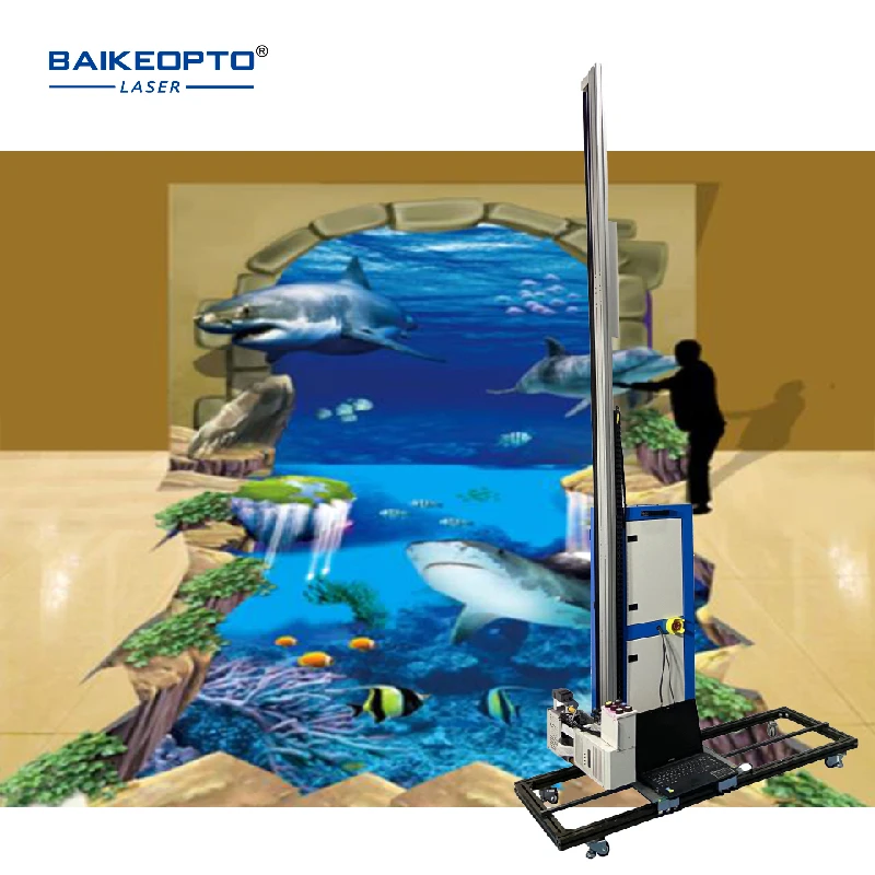 Multi Color Inkjet Printer Wall and Floor Ground 2 in 1 Printing Machine Wall Printer UV 5D