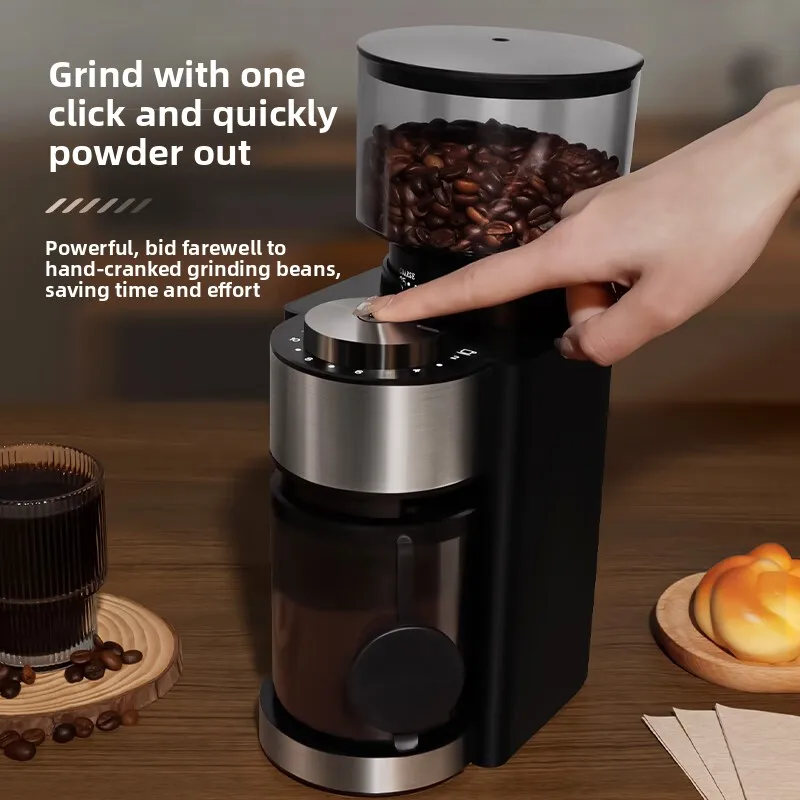 

Leggerolusso High-end Electric Bean Grinder Coffee Bean Grinder Home Small Coffee Machine Bean Grinder