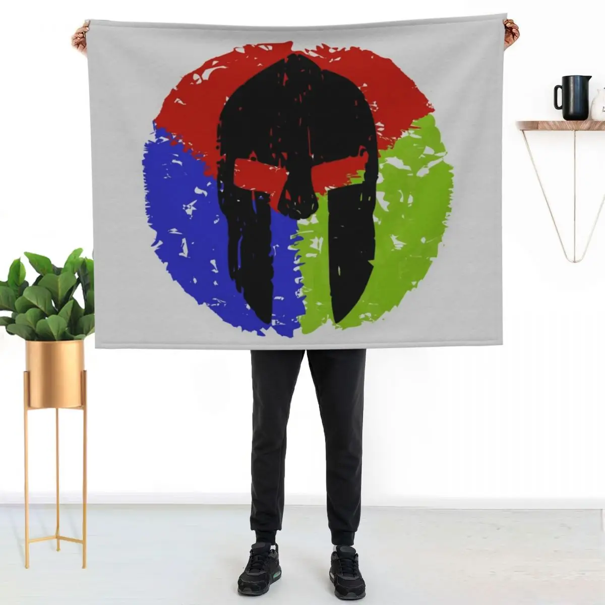 Spartan colors Throw Blanket Extra Large Throw Giant Sofa Plush Sofa Quilt heavy to sleep Bed Blankets