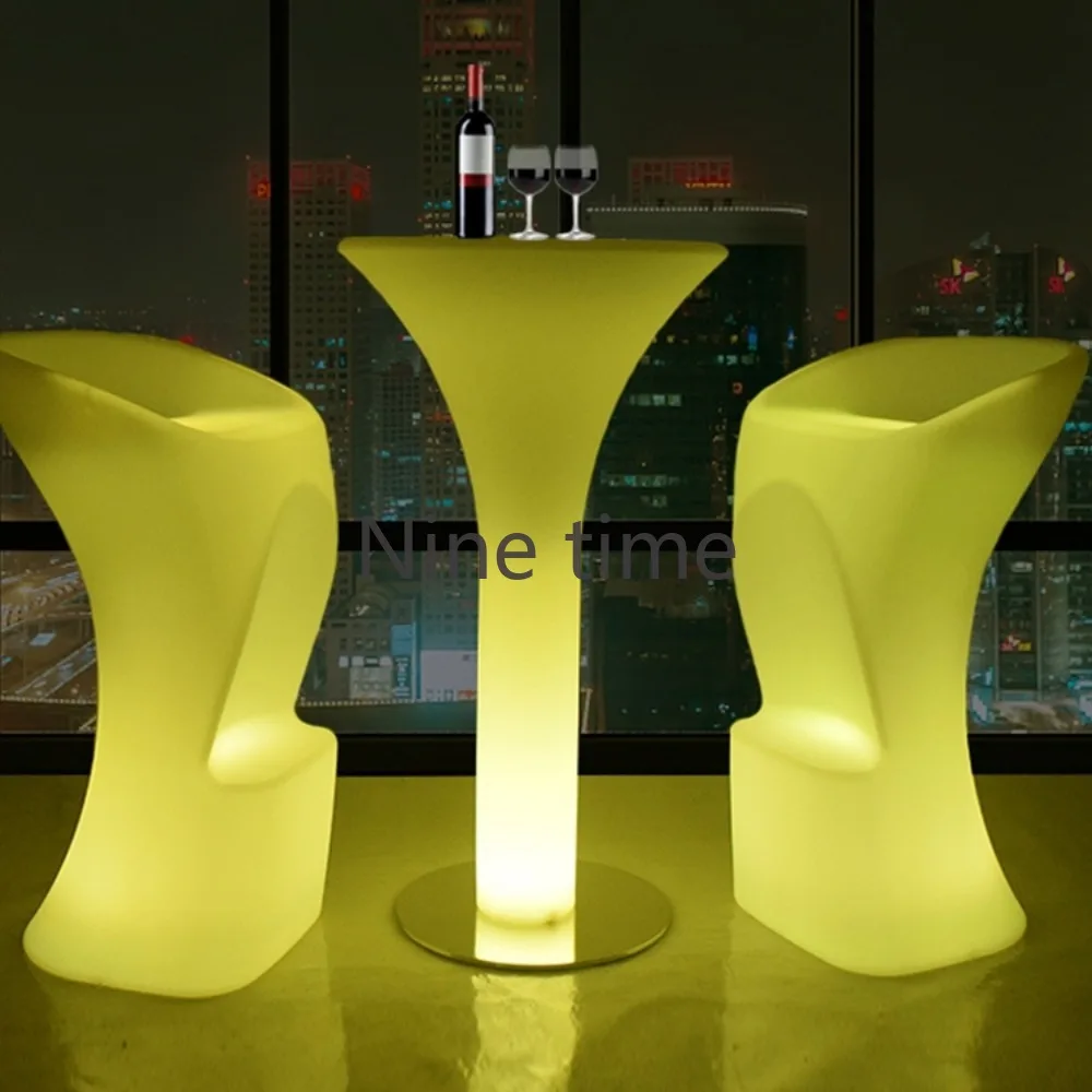 Room Decor Led Tables For Bar Stools Counter Table Kitchen Furniture Bright Accessories Cocktail Outdoor Luxury Dining Buffet