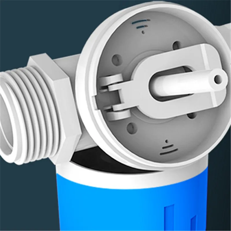 Valvola del serbatoio del WC a filo da 1 pezzo di qualità premium, 1/2" 3/4", controllo automatico del livello dell'acqua