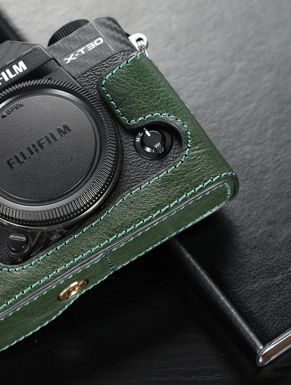 Fujifilm X30 II Genuine Leather Camera case Handmade Half Body For Fujifilm XT20 XT10 XT30 XT30 II Camera Bag Cover