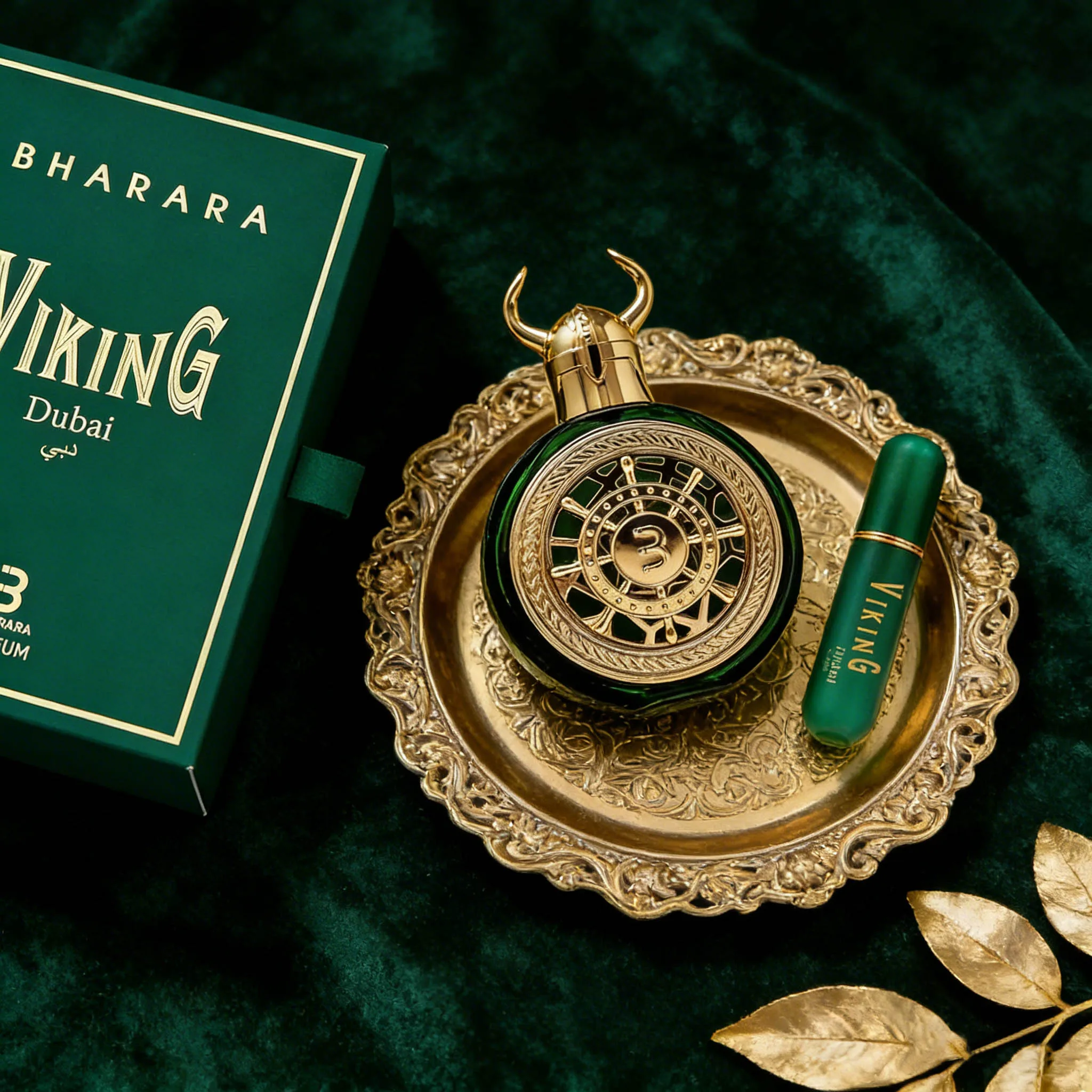 Bharara Viking Dubai Parfum, Masculine Aromatic & Leathery Fragrance, Thoughtful Gift for the Modern Man, 100ml