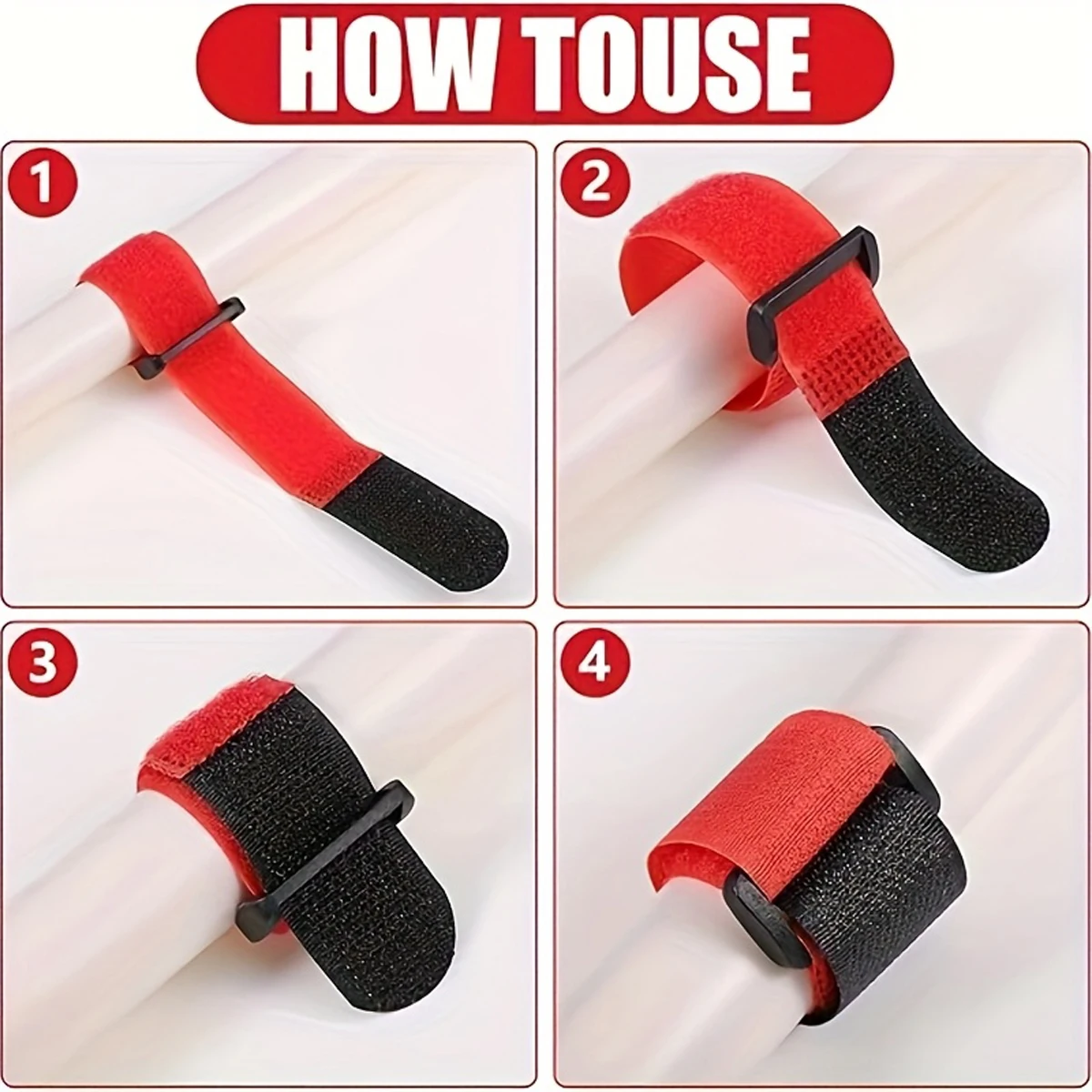 10/20 قطعة الصيد رود التعادل حامل حزام الحمالة السحابة هوك حلقة العلاقات حزام الصيد رود الربط التفاف الفرقة في الهواء الطلق الأسماك أداة