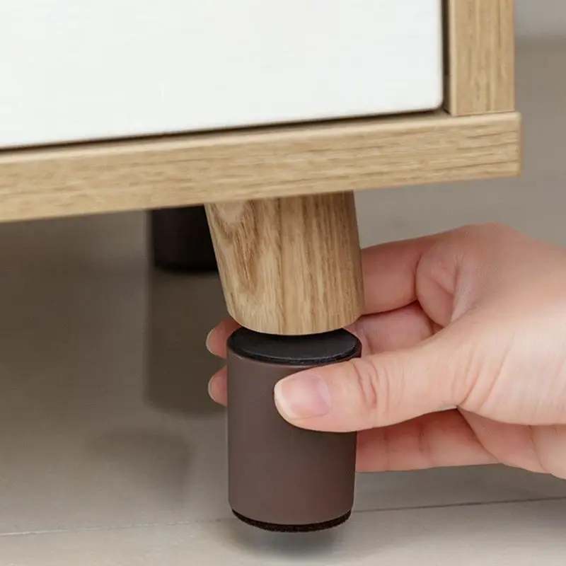 4 Cái/bộ Đồ Chân Miếng Lót Vuông/Vòng Bàn Chân Đế Sofa Chân Raiser, nhà Tủ Giường Chân Đệm Nuôi Thảm