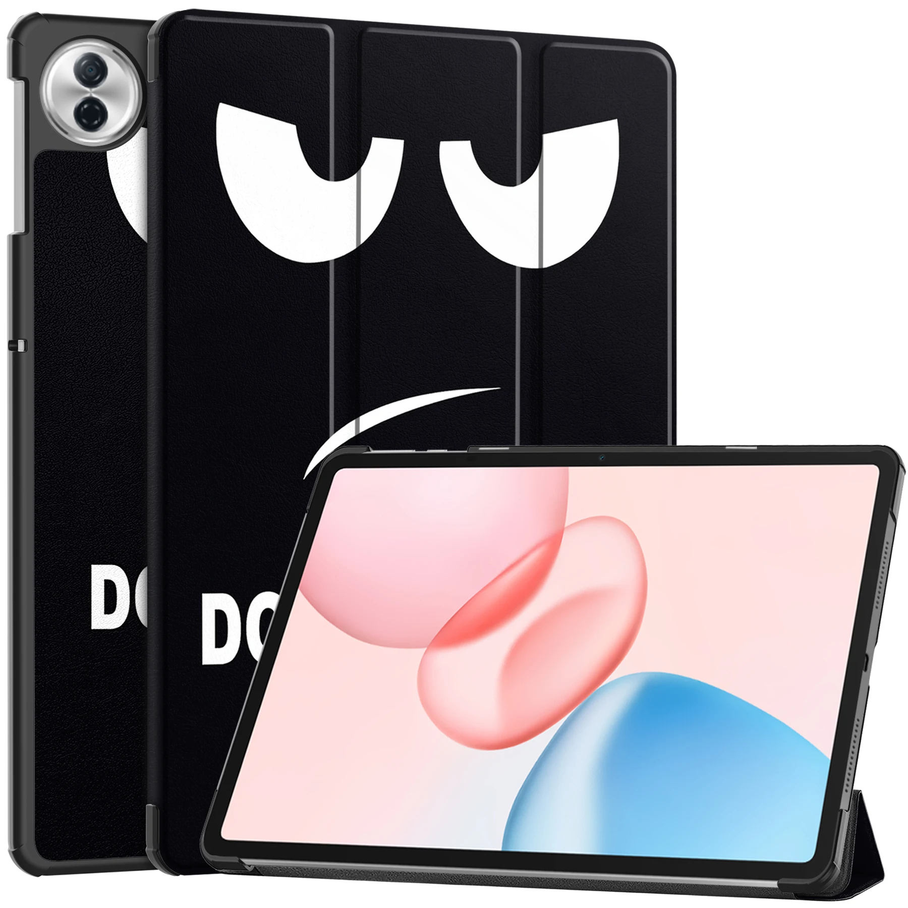

Роскошный чехол из искусственной кожи с росписью для Huawei Honor Pad 10 (планшет), 2025 12,1 дюйма HEY3-W00, трекскладная подставка с автоматическим режимом сна, умный чехол