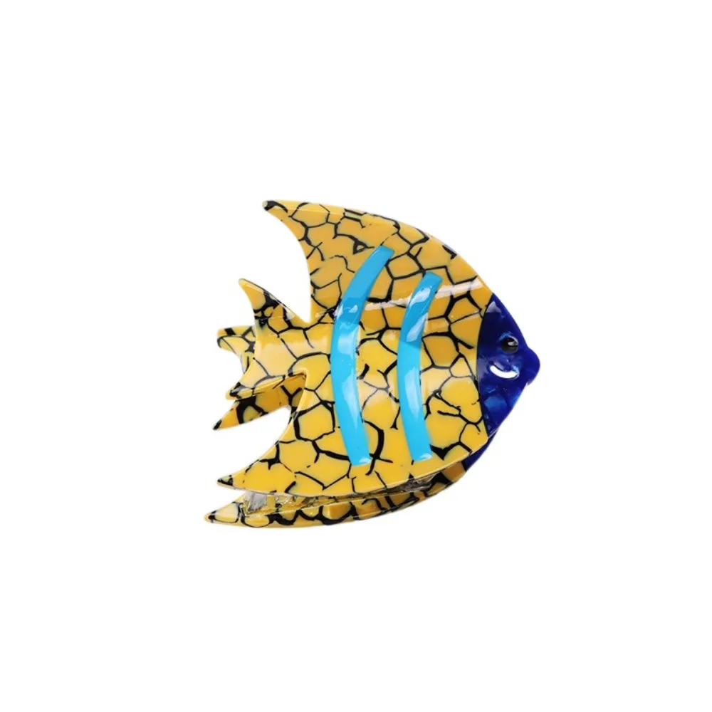 

Sweet Cartoon Fish Hair Claw Shark Dolphin Shark Clip Headwear Colorful Acetic Acid Hair Claw Travel