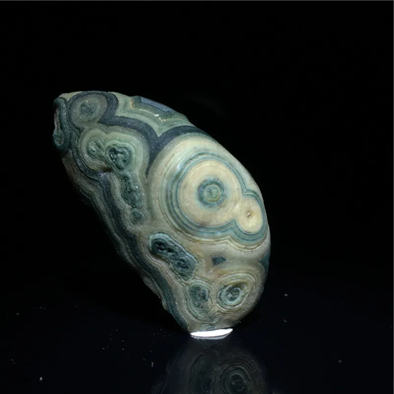 Hermosa piedra energética Natural Alashan Gobi ágata ojo piedra ágata y piedra rugosa Boutique Mongolia colores y formas originales