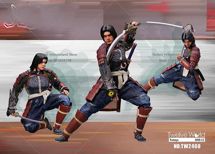 在庫あり TWTOYS TW2460 1/12 スケール男性兵士ゴーストサムライ戦士 6 インチフルセットアクションフィギュア人形コレクション