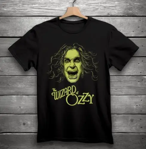 Ozzy Osbourne The Wizard of Ozzy Metal, Rock Band T-Shirt Black S-3XL