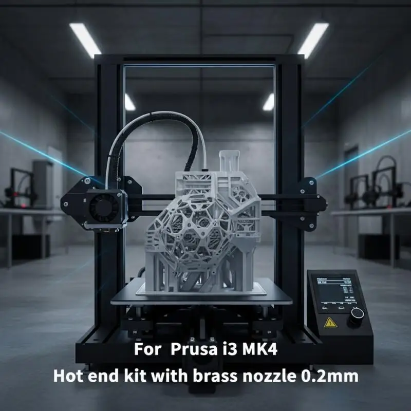 

MK4 Hot End Extruder Kit Stable Hardened Steel Nozzle Fast Melting for Prusa I3 3D Printer Upgrades