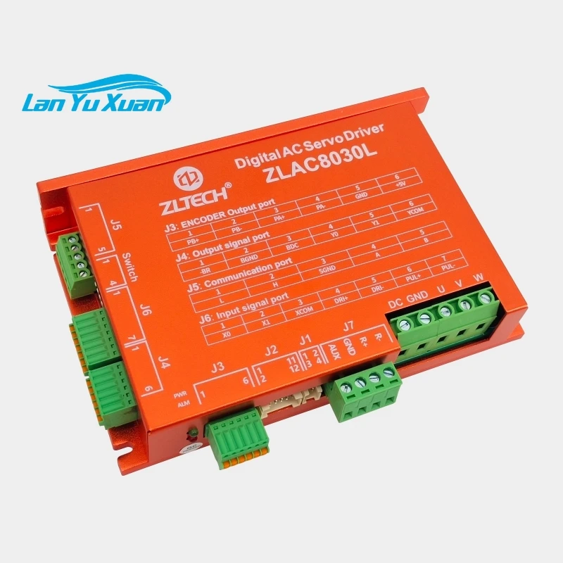 ZLTECH CE 24V 36V 48V DC AC 30A-60A 500W-1000W CANopen RS485 pulse brushless hub servo motor controller driver for mobile robot