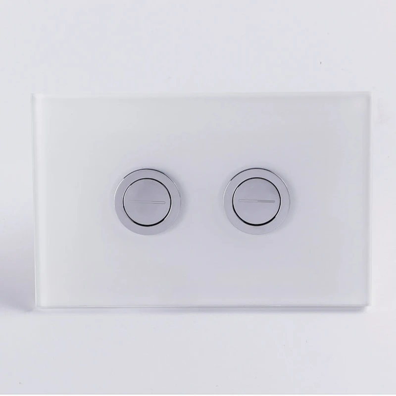 

Water tank pneumatic flush panel button accessories hanging toilet flush panel into wall water tank button