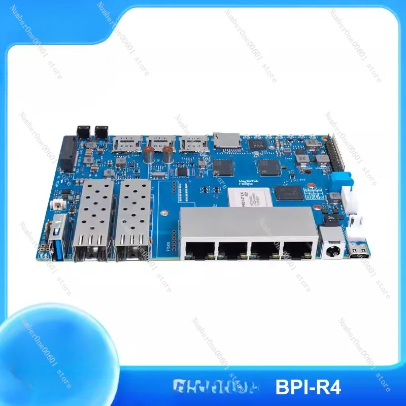 BPI-R4 High-performance Open-source Router Development Board, Supporting 2 SFPs