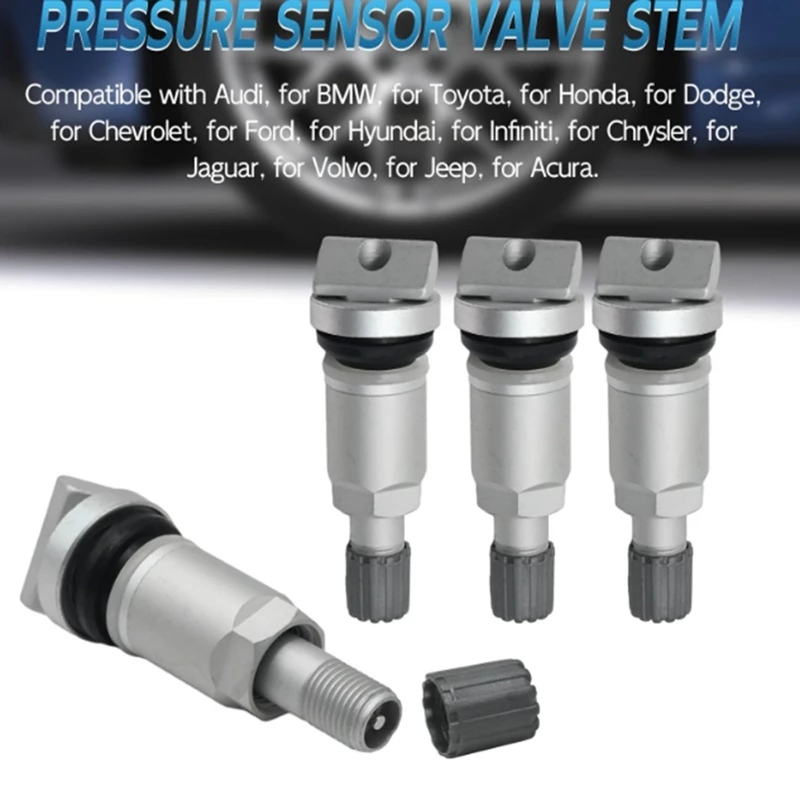 

4Pcs Car TPMS Sensor Valve Tire Pressure Sensor Monitoring System For Mercedes Benz W203 W212 W166 R172 Chrysler Jeep