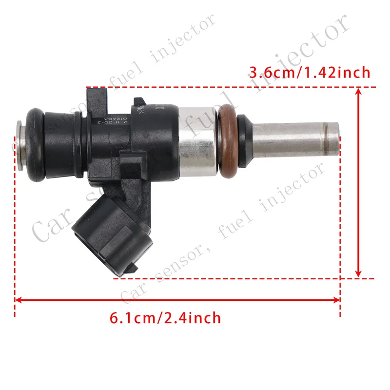 Q+ 4Pcs Fuel Injector For VW Golf GTI R Audi A3 S3 2.0 CJX CHH 0280158360 TE