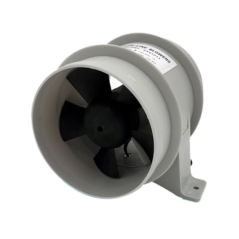 4 Inch Boat Air Blower Marine Bilge Blower 12V 40A Quiet Blower for RV Yacht Boat Accessories