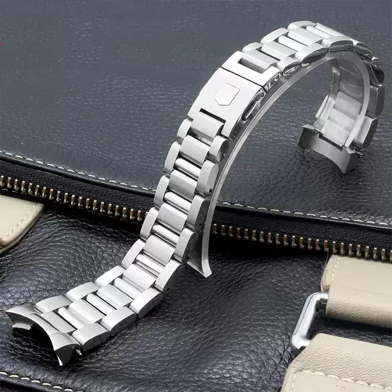

Solid Stainless Steel Watch Strap Bracelet Watchband For Tag Heuer Calera Series Watch Accessories Band Steel Men wrist 22mm