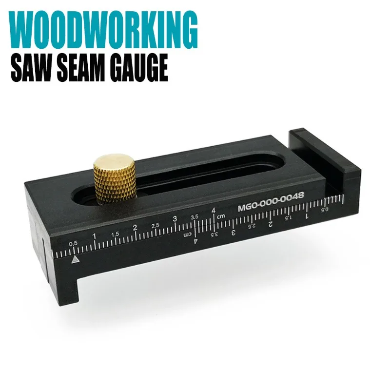 Woodworking Saw Seam Gauge, Mortise Thickness Feeler Gap Measuring Tool